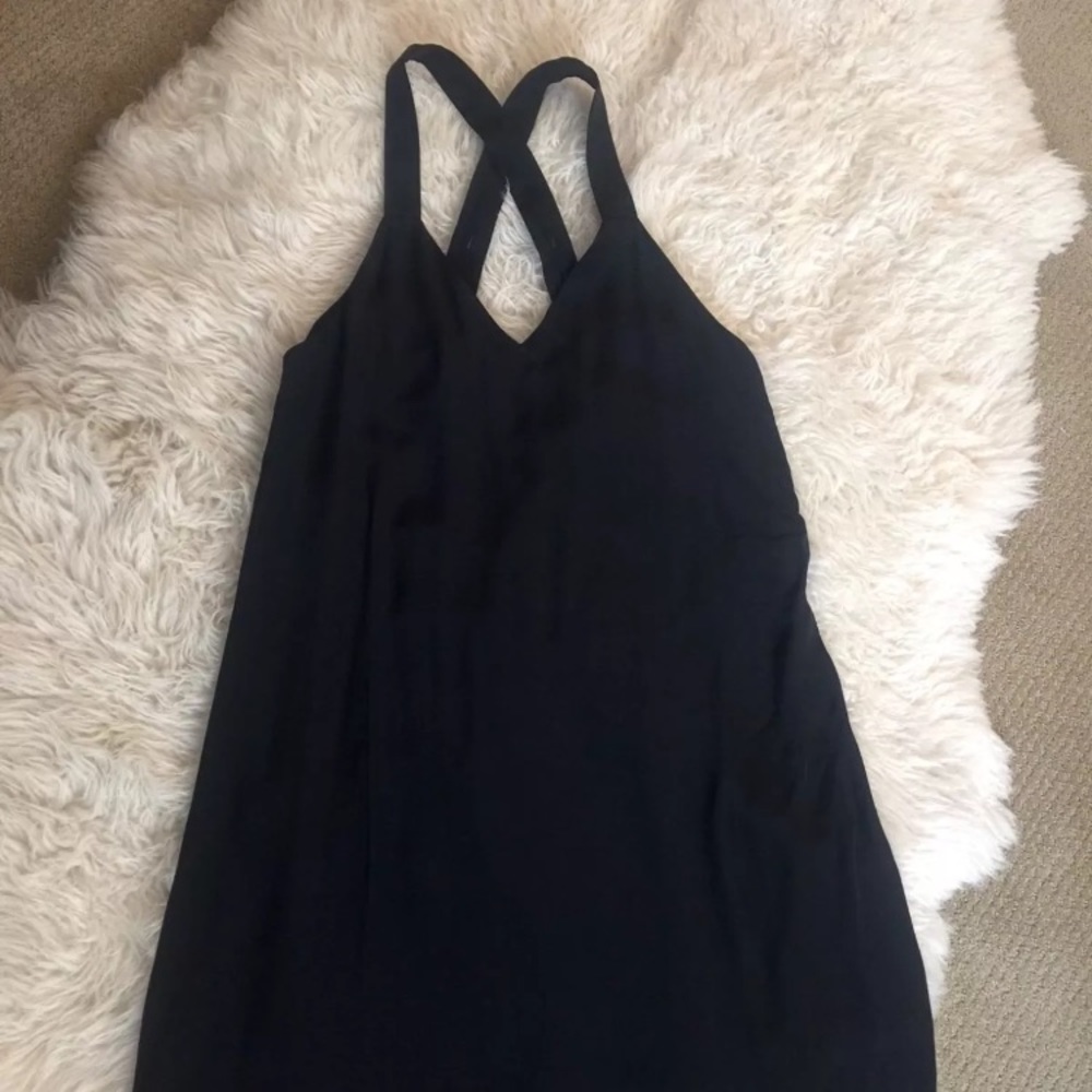 NWT | Totokaelo black silk charmeuse midi dress